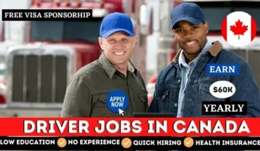Driver jobs in Canada with visa sponsorship